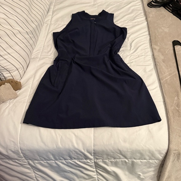 Navy Sleeveless Dress - Picture 5 of 5